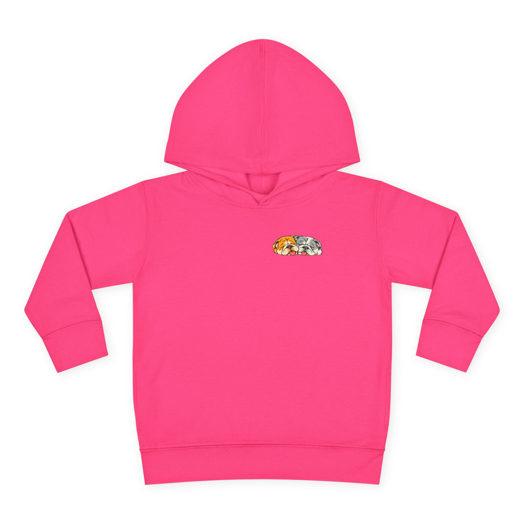 Toddler Hoodie — Cute Rainbow Guinea Pig Chest Print, Soft Pullover Fleece for Babies & Toddlers
