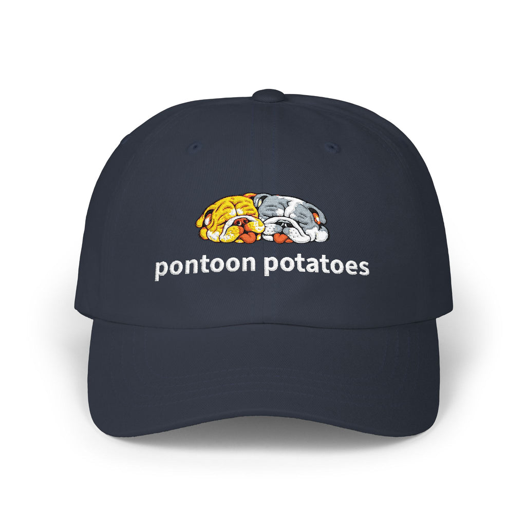 Copy of pontoon potatoes Embroidered Dad Cap