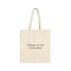 Hank — happy to be included Canvas Tote Bag