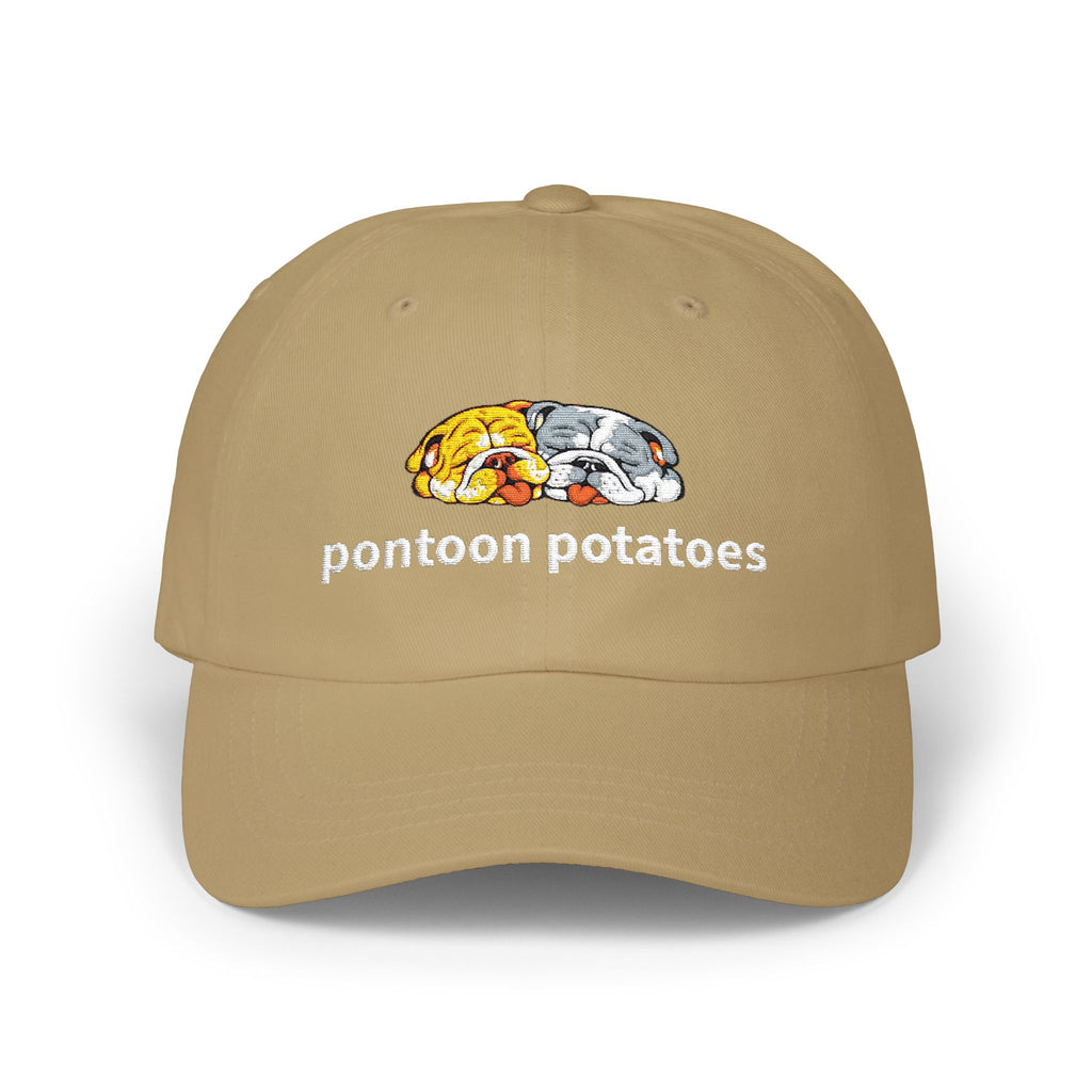Copy of pontoon potatoes Embroidered Dad Cap