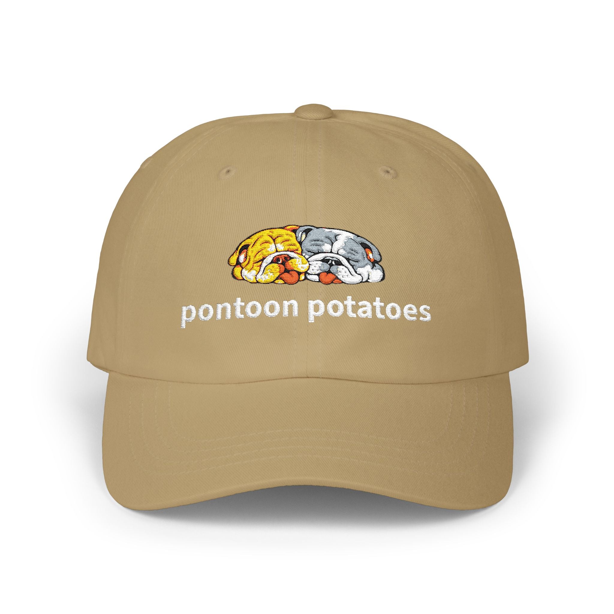 Copy of pontoon potatoes Embroidered Dad Cap