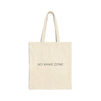 NO WAKE ZONE Canvas Tote Bag