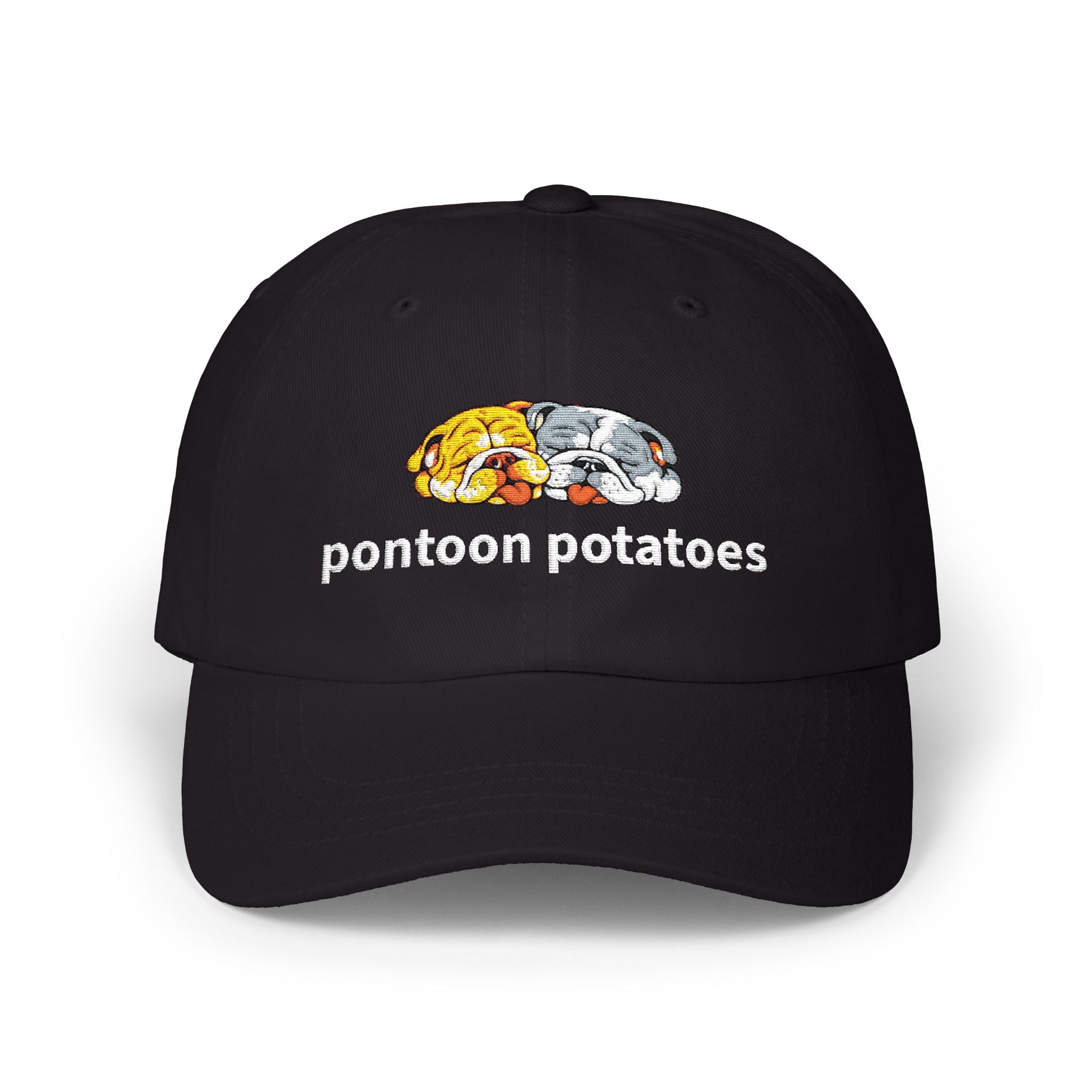 Copy of pontoon potatoes Embroidered Dad Cap