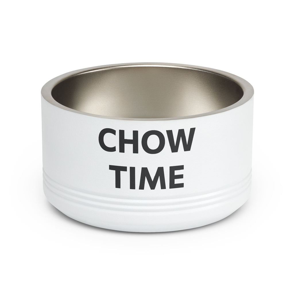 Chow Time Pet Bowl — 18oz Stainless Pet Dish