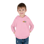 Toddler Hoodie — Cute Rainbow Guinea Pig Chest Print, Soft Pullover Fleece for Babies & Toddlers