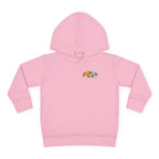 Toddler Hoodie — Cute Rainbow Guinea Pig Chest Print, Soft Pullover Fleece for Babies & Toddlers