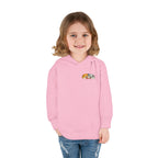 Toddler Hoodie — Cute Rainbow Guinea Pig Chest Print, Soft Pullover Fleece for Babies & Toddlers