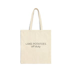 LAKE POTATOES — off duty Canvas Tote Bag