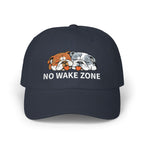 NO WAKE ZONE Embroidered Dad Cap
