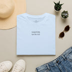 respectfully, tax the rich. (CENTER CHEST)