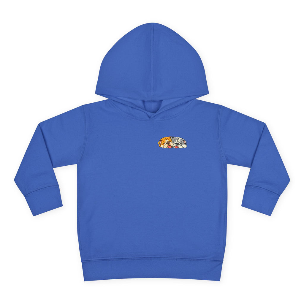 Toddler Hoodie — Cute Rainbow Guinea Pig Chest Print, Soft Pullover Fleece for Babies & Toddlers