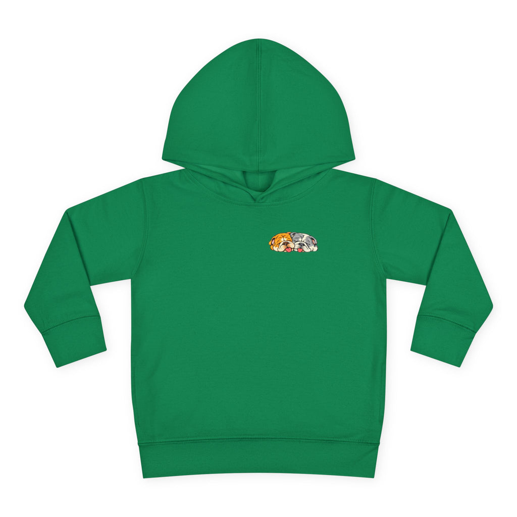 Toddler Hoodie — Cute Rainbow Guinea Pig Chest Print, Soft Pullover Fleece for Babies & Toddlers