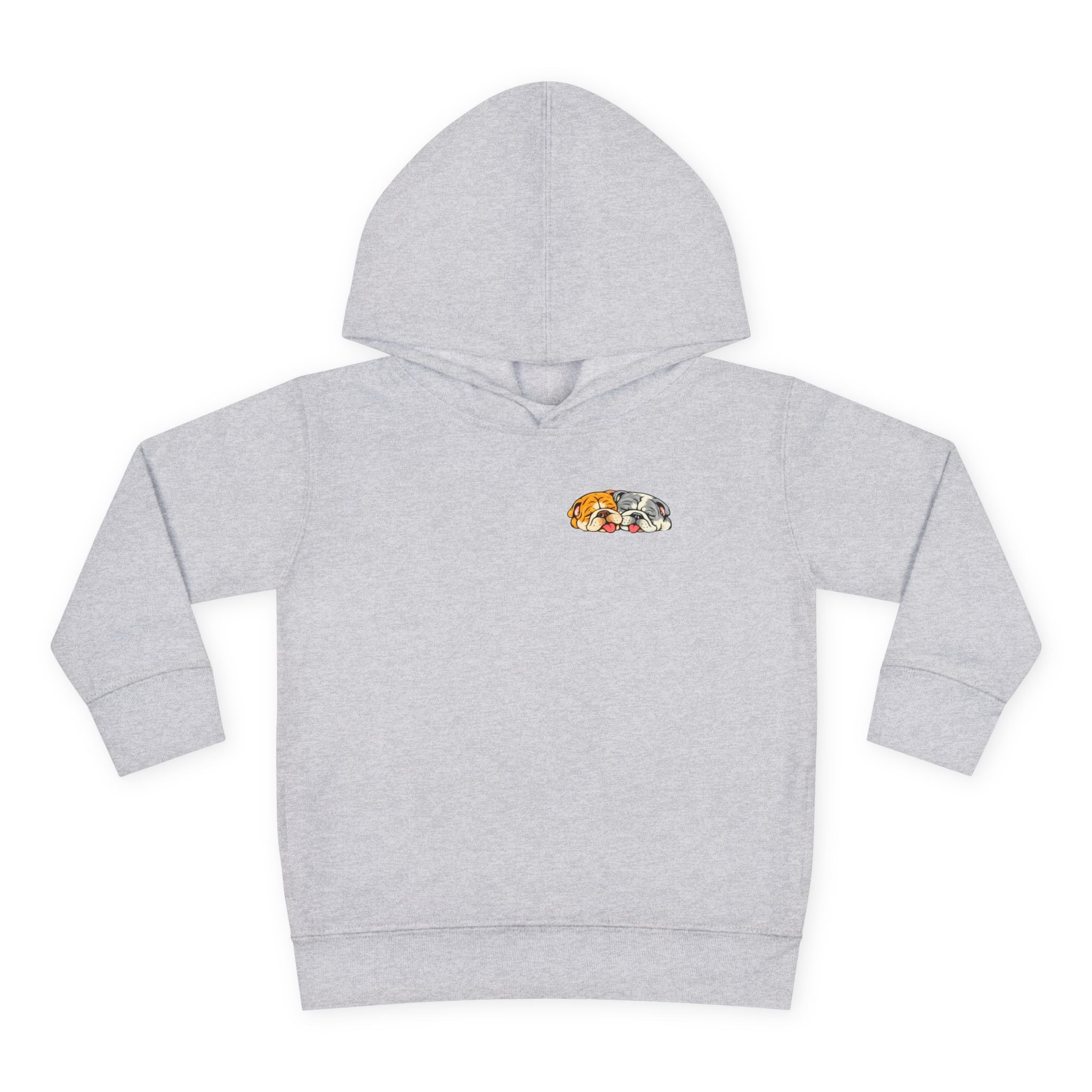 Toddler Hoodie — Cute Rainbow Guinea Pig Chest Print, Soft Pullover Fleece for Babies & Toddlers