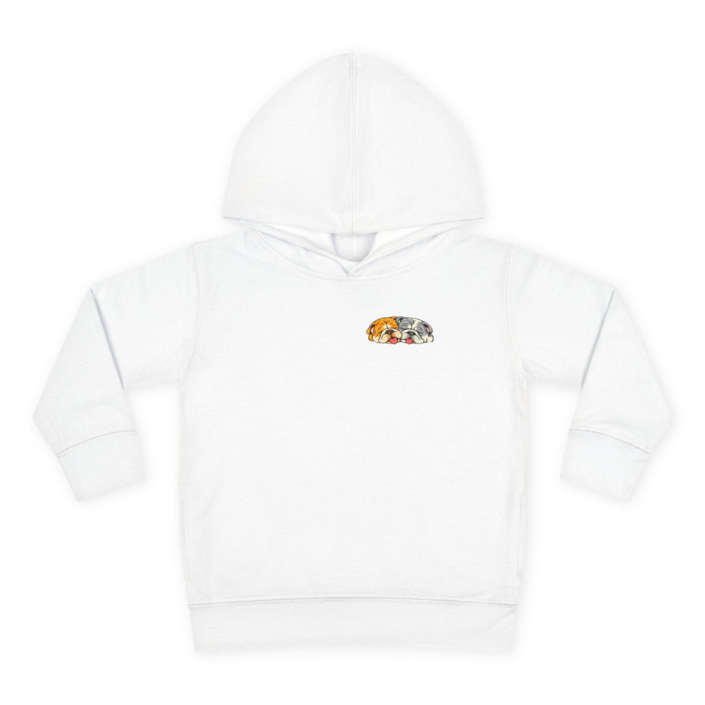 Toddler Hoodie — Cute Rainbow Guinea Pig Chest Print, Soft Pullover Fleece for Babies & Toddlers